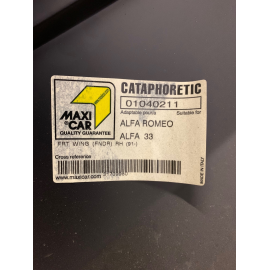 Parafango Anteriore dx Alfa Romeo 33