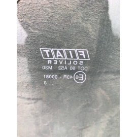 Cristallo scendente anteriore SX-DX verde Fiat Panda 141 (Originale)