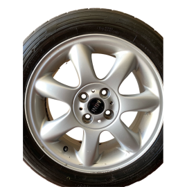 Cerchio in lega + gomma Mini R16