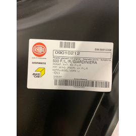 Parafango anteriore SX Fiat 500 F-L-R-Giardiniera (Rhibo)