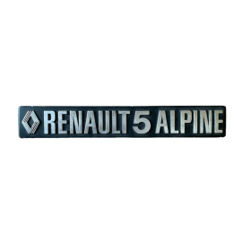 Scritta Renault 5 Alpine
