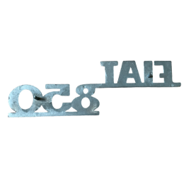 Scritta Fiat 850 (Originale)