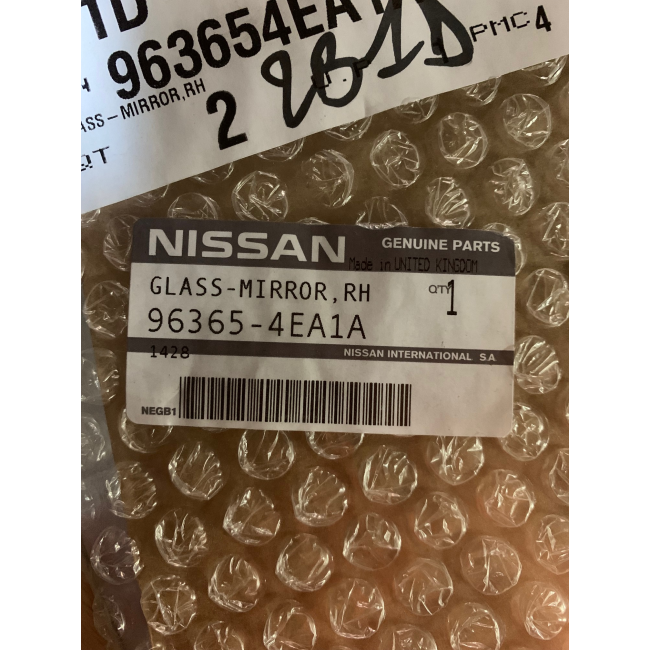 Piastra Specchio Dx Nissan Juke,Qashqai,XTrail (Originale,Nuovo)