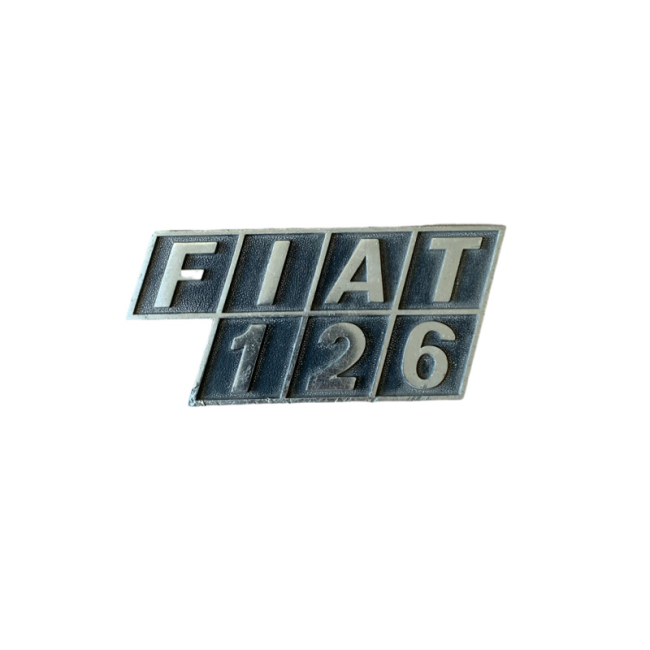 Scritta Fiat 126 (Originale Usato)