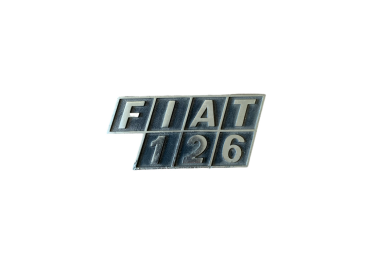 Scritta Fiat 126 (Originale Usato)
