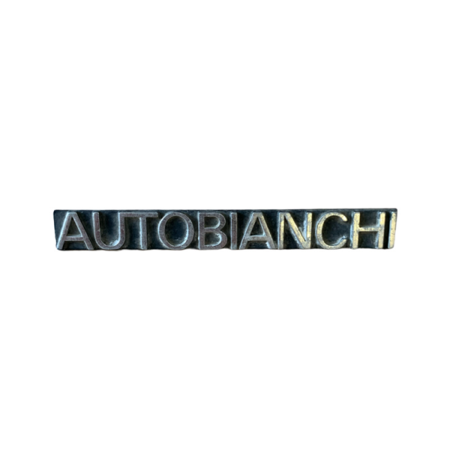 Scritta Cruscotto Interna Autobianchi A111 (Originale Usata)