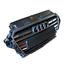 Griglia Paraurti Anteriore Audi A3  Nero Opaco (Usata Originale)