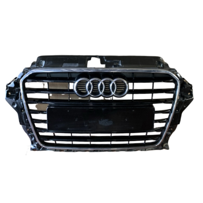 Griglia Paraurti Anteriore Audi A3 Nero Lucido (Originale Usato)