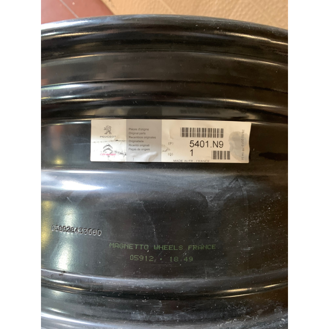 Cerchio Peugeot 407 5 Fori 5jx16h2 (Originale Usato)