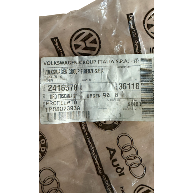 Staffa Sx Paraurti Posteriore Seat Leon MK2 (Nuovo Originale)