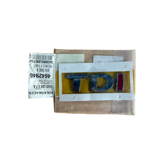 Scritta Posteriore Volkswagen Golf (TDI) Nuovo Originale